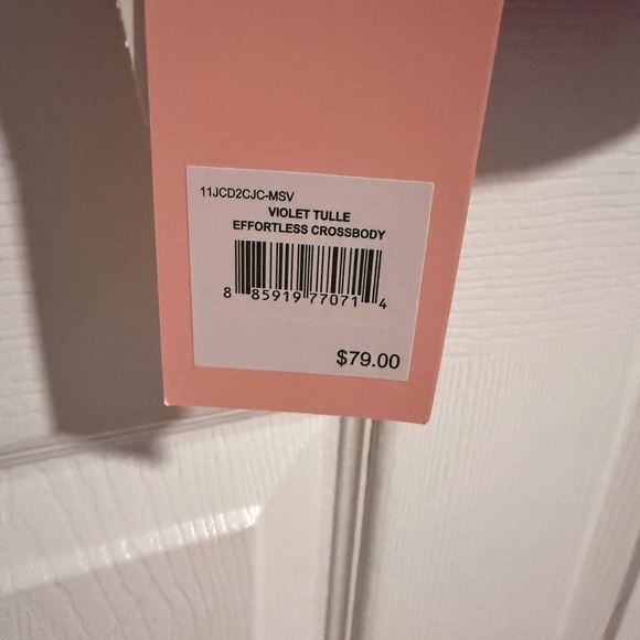 NWT Juicy Couture Violet Tulle Effortless Glossy Crossbody Bag - Picture 7 of 7